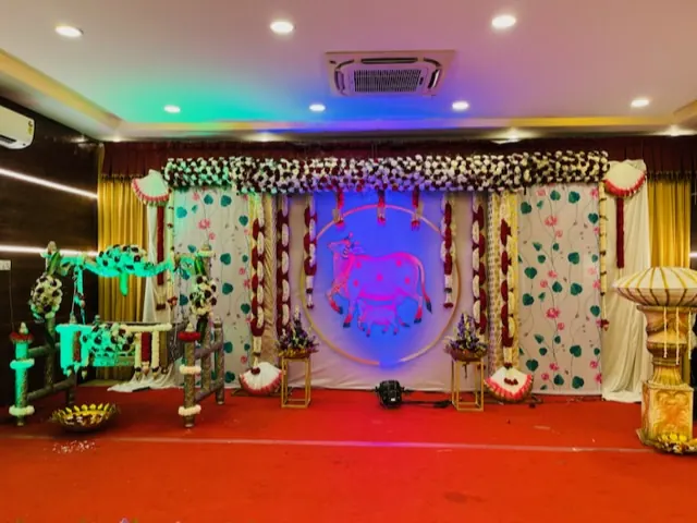 Traditional Naming Ceremony Decoration in Hyderabad